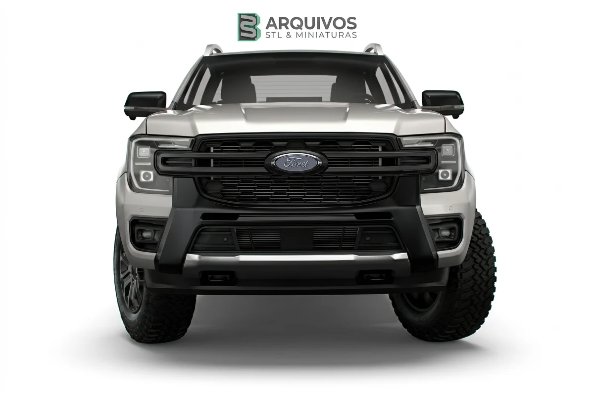 Modelo 3D STL - Ford Ranger Wildtrak Double Cab 2023 — foto 5